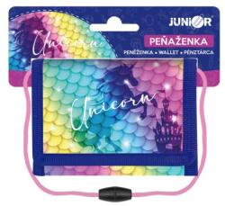 JUNIOR Gyermek textil pénztárca - 6-os sorozat - Unicorn