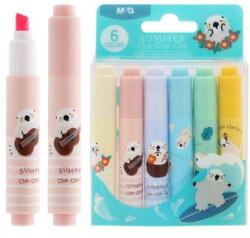 M&G Highlighter M&G Summer Cha-Cha-Cha - Mini készlet 6 db-os
