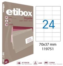 etibox Univerzális címkék 70x37mm Etibox A4 100 lap