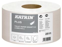 Katrin Plus Gigant Toilet S2 18 cm-es, cellulóz, 100 m-es tekercses, 2 rétegű WC-papír