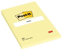 Post-it jegyzettömb 102x152 sárga négyzet