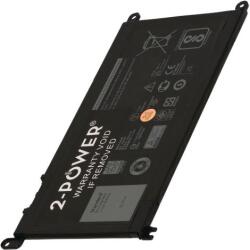 2-Power 2 TELJESÍTMÉNY 11, 4 V 3500 mAh akkumulátor Dell Inspiron 13 (5368), Latitude 13 3379, Vostro 15 (5568) számára 77053267