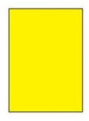 APLI Színes címkék 210x297 mm APLI A4 100 lap sárga