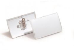 Durable Kerek címke PP csipesz+tű DURABLE CLICK FOLD 90x54mm 25 db