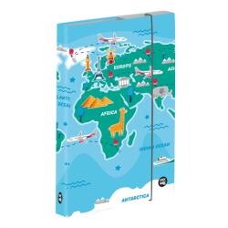 KARTON P+P Notebook doboz A5 Térkép