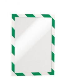 Durable Öntapadós Duraframe Security A4, zöld-fehér, 2 db-os csomag