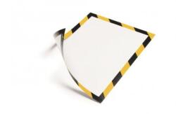 Durable DURAFRAME MÁGNESES BIZTONSÁGI panel A4 sárga-fekete