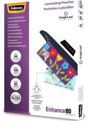 Fellowes lamináló fóliák 216x303 A4 80mic