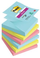 Post-it Öntapadós Z-jegyzetek Post-it Super Sticky COSMIC, 76x76 mm, 6 db 90 lapos Post-it Z-jegyzetek