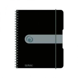 Herlitz Easy Orga négyzet alakú jegyzettömb A5 80 lapos fekete