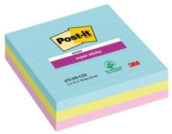 Post-it Super Sticky COSMIC öntapadós jegyzettömb, 101x101 mm, 3 db 70 darabos