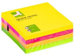 Q-CONNECT NP: QC010497 Öntapadós Q-CONNECT matrica 76x76 mm, 320 l, neon