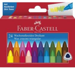 Faber-Castell háromszög alakú viaszkréták, 24 db-os készlet