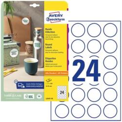 Avery Zweckform Univerzális kerek címkék 40 mm, Avery A4, 10 lap