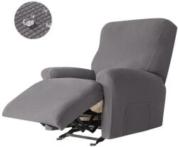 Forcheer Relax Fotel Huzat (enyhén vízlepergető, 1 üléses, sötétszürke, rugalmas)