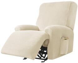 Forcheer Relax Fotel Huzat (bársonyos, 1 üléses, bézs, rugalmas)