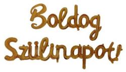  Boldog Szülinapot feliratú fólia lufi - Arany