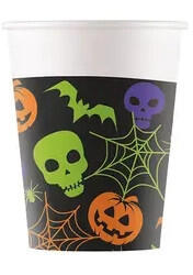 Procos Halloween Happy papír pohár 8 db-os 200 ml FSC (PNN96738)