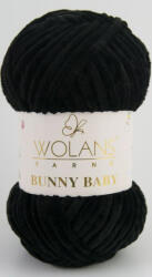  Wolans Bunny Baby plüss fonal 10010 Fekete