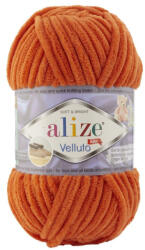 alize velluto plüss, zsenília fonal 006 - Narancs