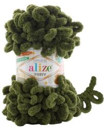 alize Puffy 620 - sötét oliva (kézen kötés) (33040)