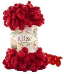 alize Puffy 106 - kármin piros (kézen kötés) (01490)