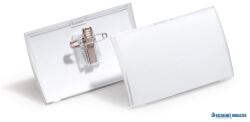 DURABLE Névkitűző, csíptetővel és tűvel, PP, 54x90 mm, DURABLE "CLICK FOLD (DB821419) - kecskemetirodaszer