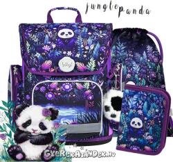 Baagl pandás ergonomikus iskolatáska SZETT - Jungle Panda (A-34102/SZETT)