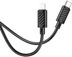 hoco. kábel Type-C kábel iPhone Lightning 8-pin tápellátás 20W Gratified X88 fekete