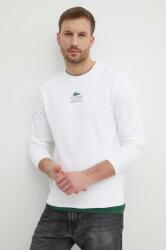 Lacoste pamut melegítőfelső fehér, férfi, nyomott mintás - fehér XL - answear - 33 890 Ft