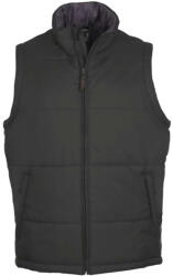 Sol'S Uniszex WARM steppelt mellény poliészter béléssel, SOL'S SO44002, Charcoal Grey-S (so44002chg-s)