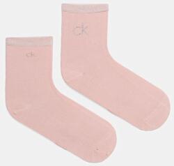 Calvin Klein zokni 2 pár rózsaszín, női, 701229680 - rózsaszín 39/42