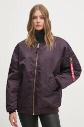 Alpha Industries bomber dzseki MA-1 CORE WMN női, lila, téli, oversize - lila XS/S