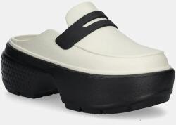 Crocs papucs Stomp Loafer Clog bézs, női, platformos, 209937 - bézs Női 39/40