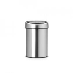Brabantia Coș de gunoi Brabantia Touch Bin 3L, oțel mat rezistent la amprentă 647217 (647217) Cos de gunoi