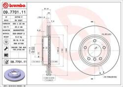 BREMBO Disc frana BREMBO 09770111 (09770111)