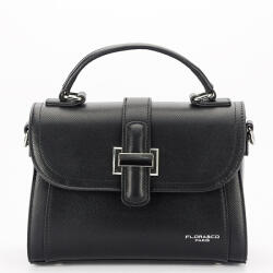 Flora&Co Paris Geanta casual neagra FLORACo F8538 11 (F8538NOIR)
