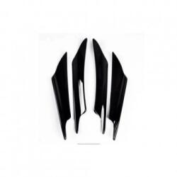 ALM Set ornamente aripioare bara negru lucios V1 (ALM 061024-24)