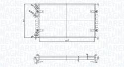 Magneti Marelli Radiator, racire motor MAGNETI MARELLI 350213167700 (350213167700)