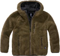 Brandit Geacă pentru copii Brandit Teddy fleece, olive