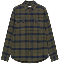Les Deux Cămaşă Lennon Flannel Check Overshirt LDM410199 528460-rosin/dark navy