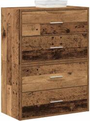 vidaXL Шкафове с 4 чекмеджета 2 бр 60x31x40 см инженерно дърво (858836)