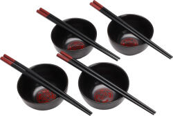 Excellent Houseware Set sushi 8 piese Excellent Houseware, ceramica bambus, negru (KO-210000900) Tava