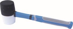 BAUTOOL 2680232324 Ciocan cauciuc 60 mm, maner soft (alb-negru) (2680232324) Ciocan