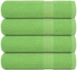 vidaXL Кърпи за душ FROGN 4 бр. Ябълково зелени 70x140 см 360 г/м2 (137026)