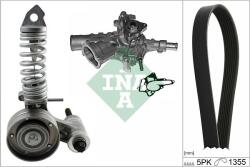 Schaeffler INA Pompa apa + Set curea transmisie cu caneluri Schaeffler INA 529 0297 31 (529 0297 31)
