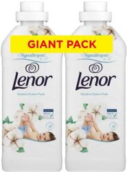 Lenor Sensitive Cotton Fresh textilöblítő DUO 2x1200 ml 96 mosás
