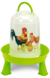  Baromfi Etető 5 Literes Lábakkal (pisztácia) - Happy Range