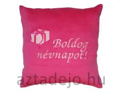  Névnapi párna 35x35 cm pink (SZN008)