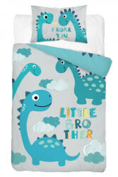  Kis testvér dínós bölcsis ovis ágyneműhuzat kék (3618A)
